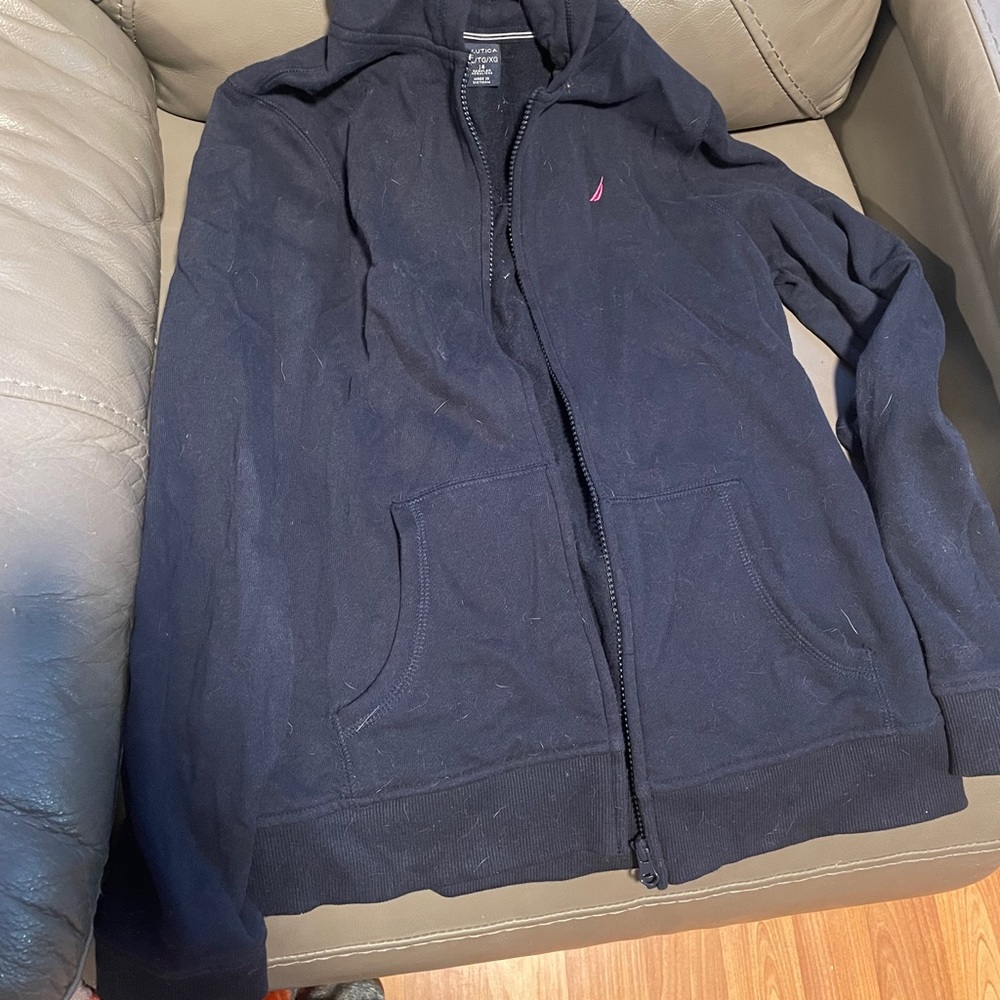 Hooded Nautica zip up